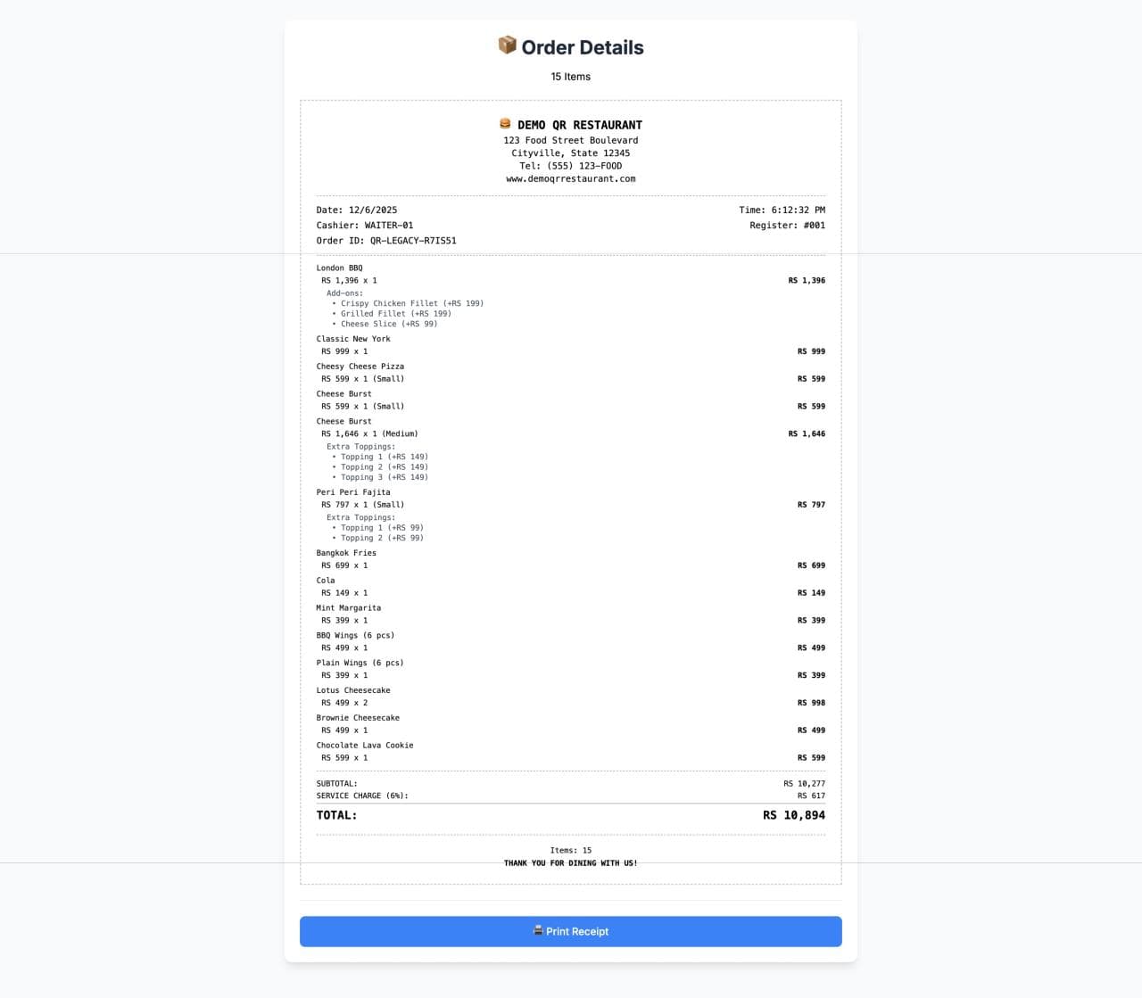 QR Menu — Contactless Restaurant Ordering screenshot 3