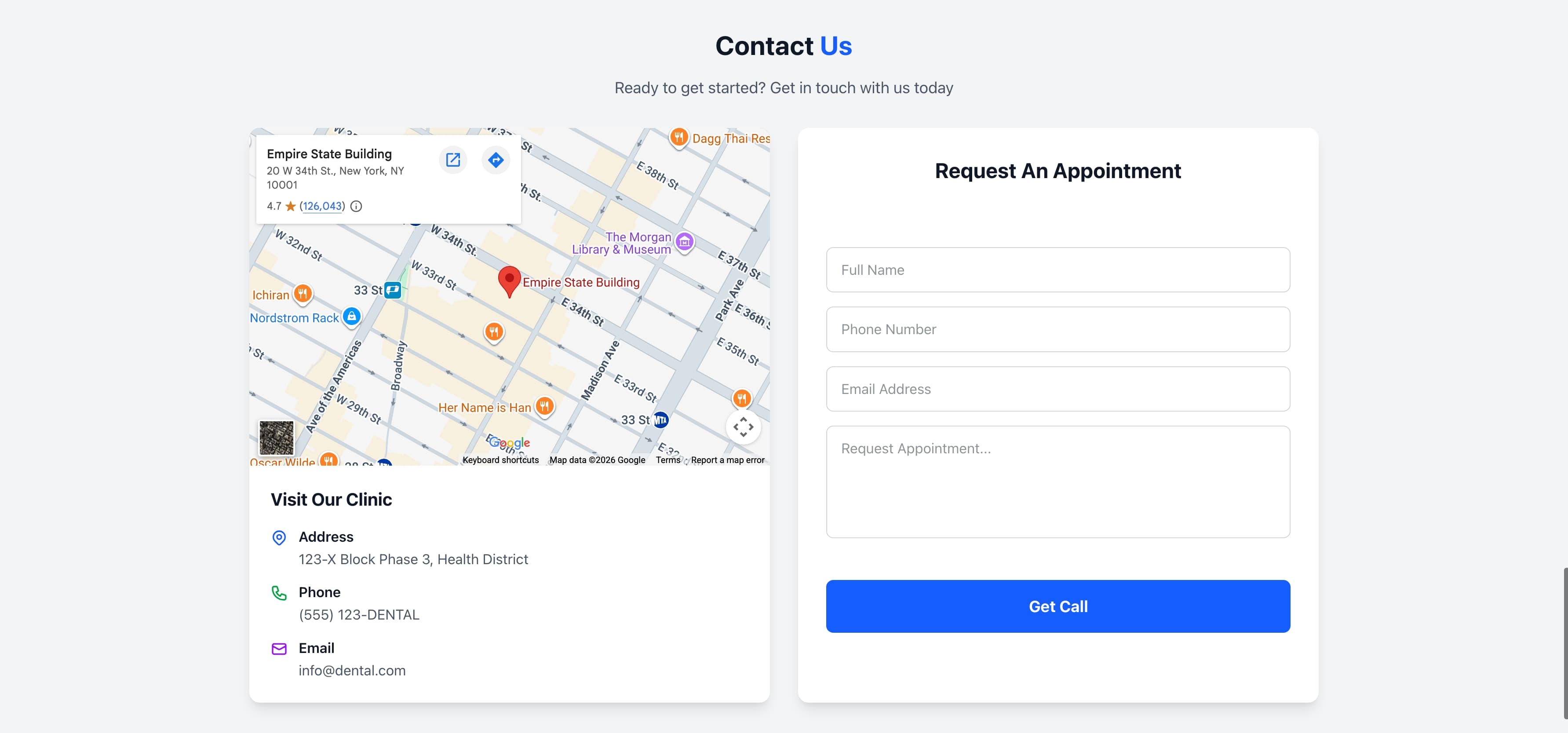 Flowpath Dental Demo — Practice Website screenshot 3